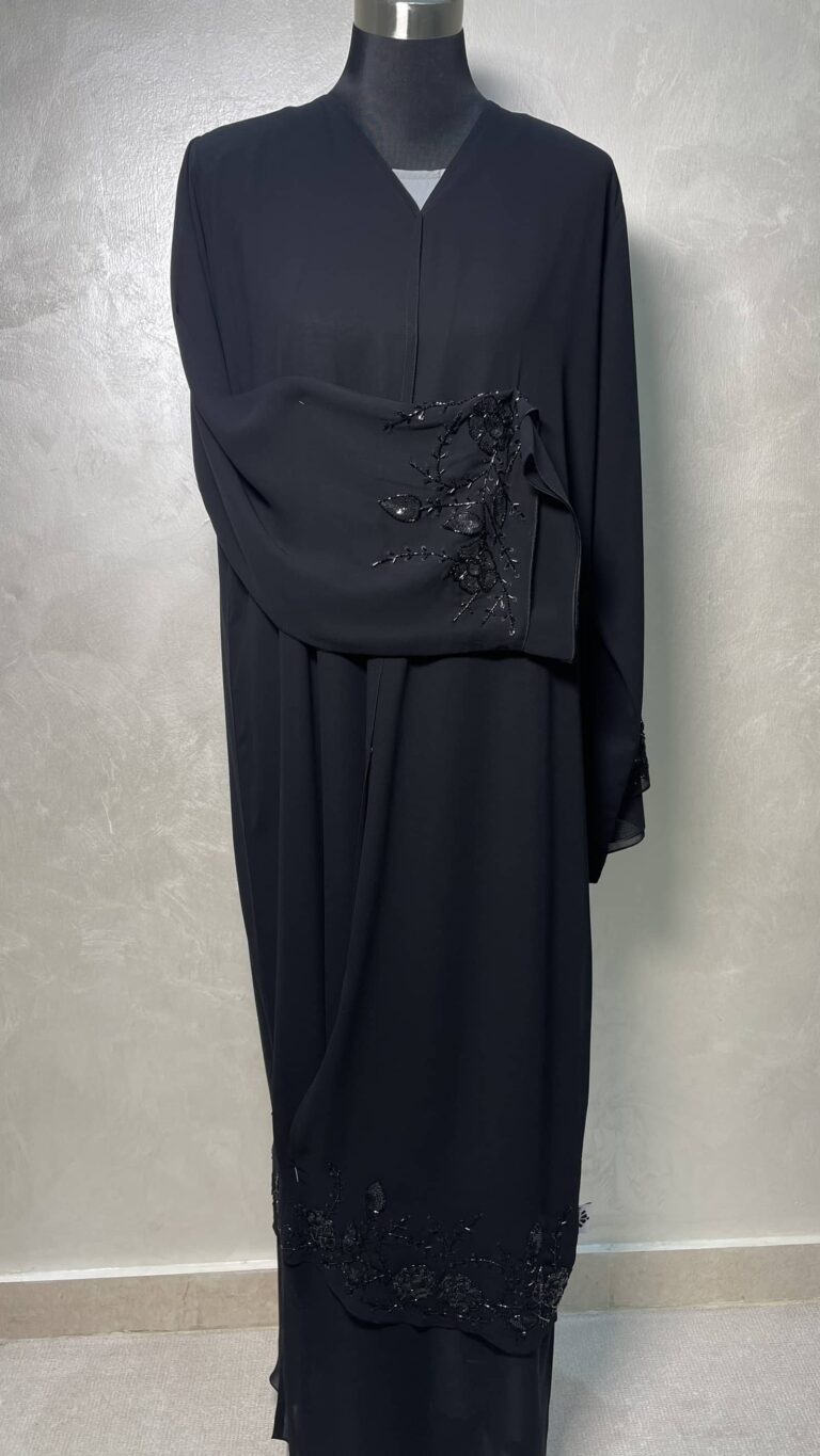 ⁦BLACK QUEEN 002 ABAYA⁩ - الصورة ⁦1⁩