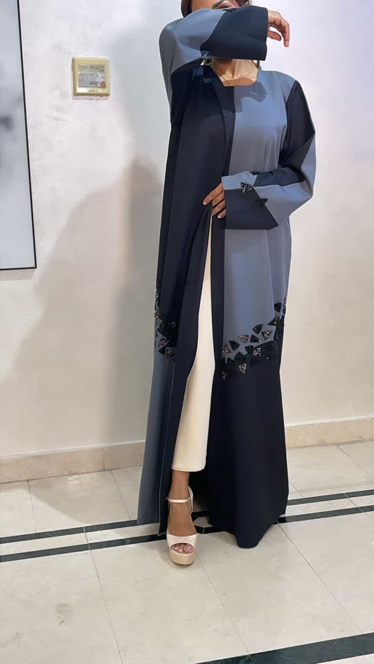 ⁦BLACK QUEEN 015 ABAYA⁩ - الصورة ⁦1⁩