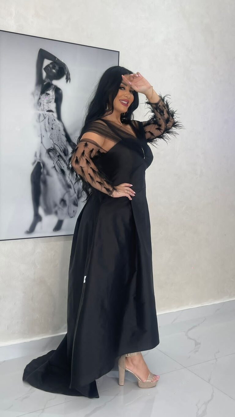 ⁦BLACK QUEEN 204 DRESS⁩ - الصورة ⁦2⁩