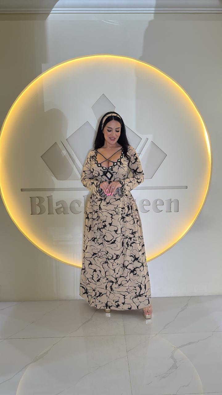 cb60f141-e08c-4104-984e-75cb0fe3f40f BLACK QUEEN 576 DRESS - الصورة 1