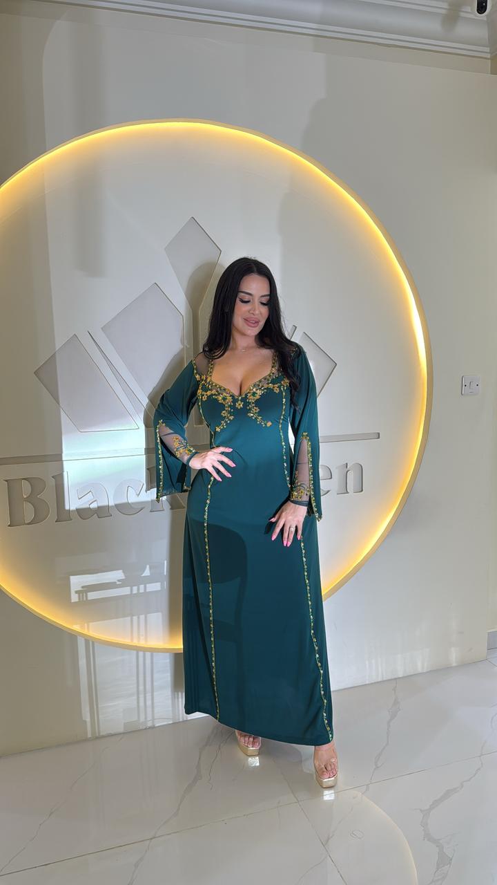 f00ff878-57cf-4323-852f-422d8b11b18b BLACK QUEEN 593 DRESS - Image 1