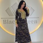 BLACK QUEEN 632 DRESS
